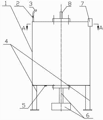 Biochemical reactor for bacterial colonies in ship ballast water