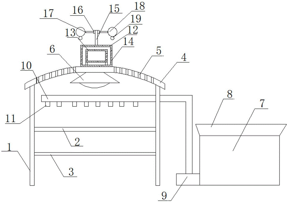 Nectarine planting apparatus capable of improving yield