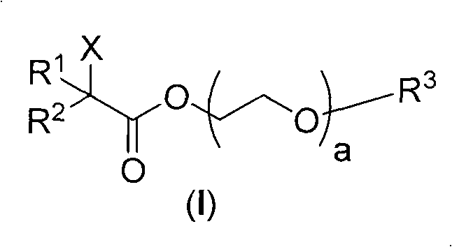 Method for preparing crosslinkable segmented copolymer by utilizing active free radical soap-free emulsion polymerization and prepared compound thereof