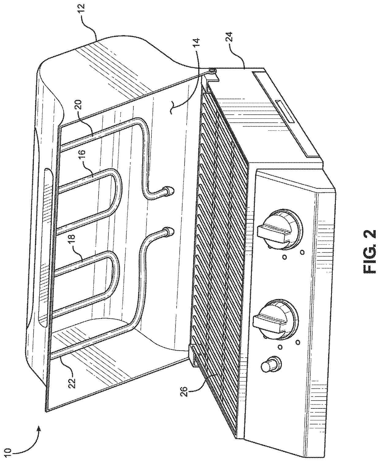 Dual heat source barbeque