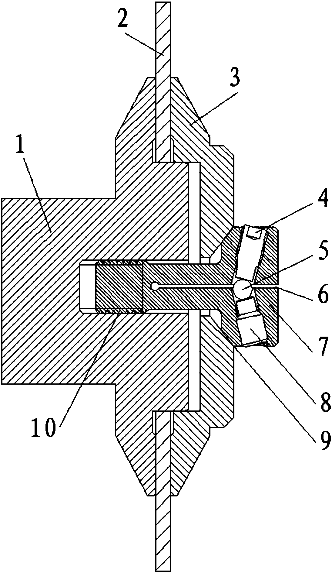 Saw blade locking device