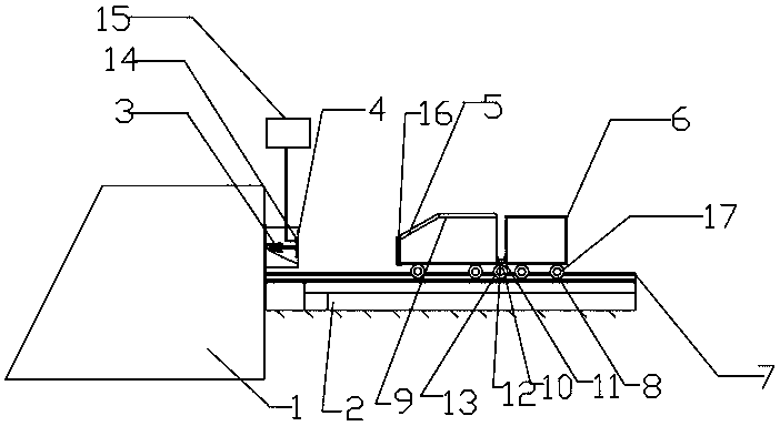 Automobile collision simulation experiment bench