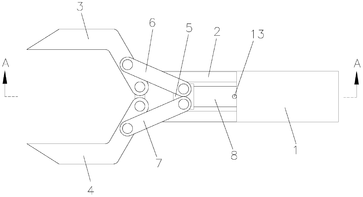 Pneumatic connecting rod manipulator for preventing air cylinder failure