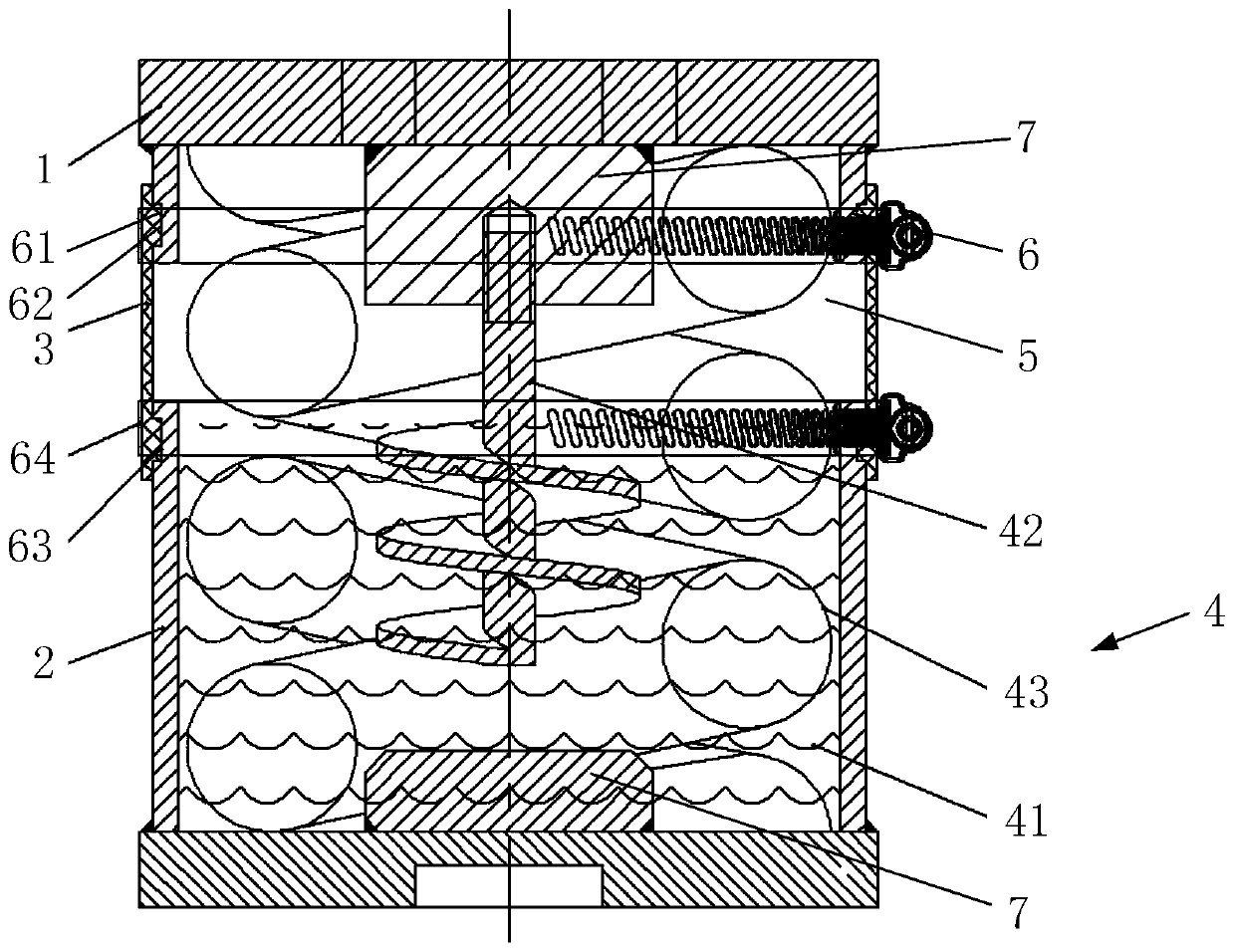 Vibration isolator for track floating slab