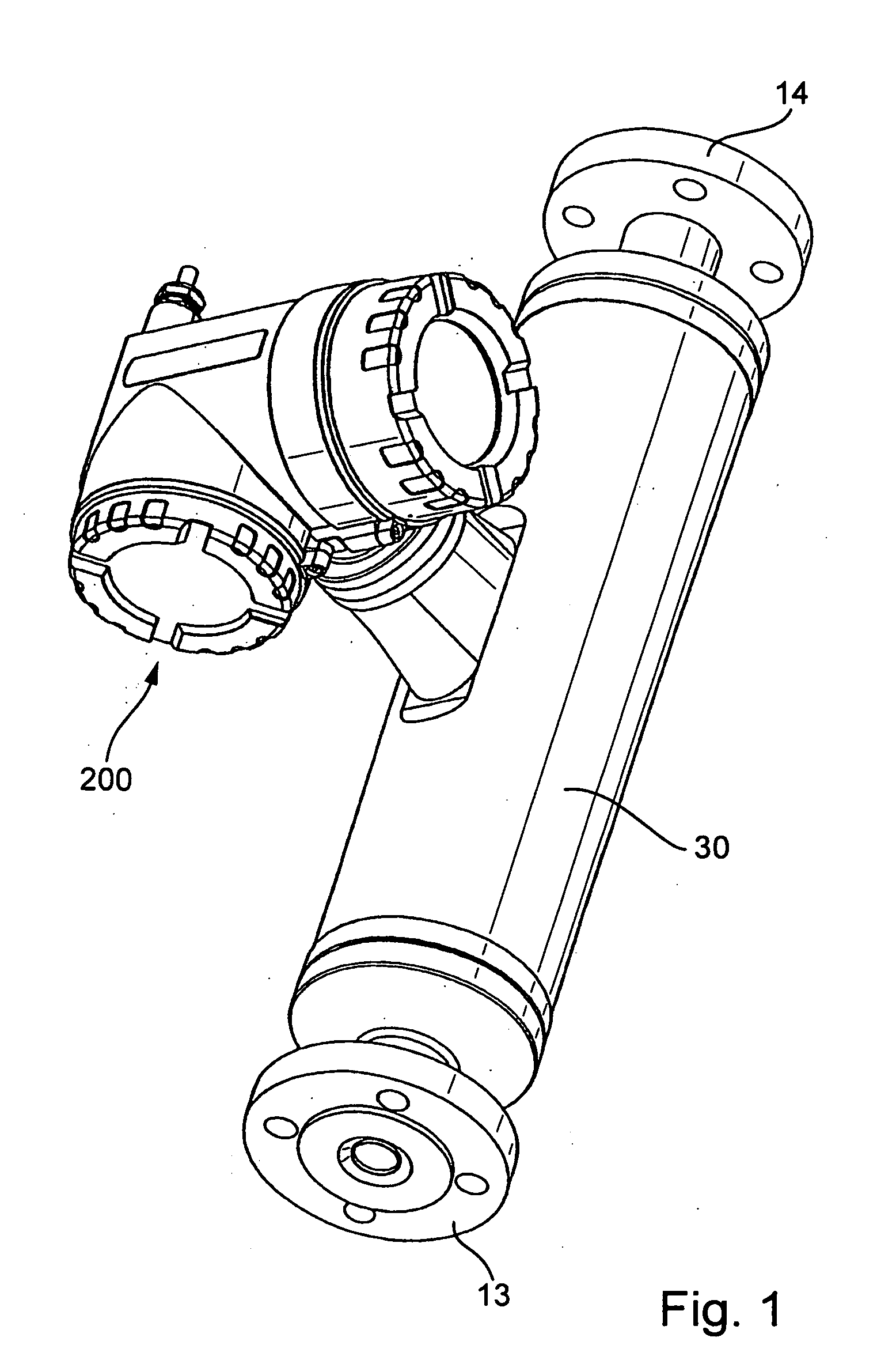 Measurement transducer of vibration type