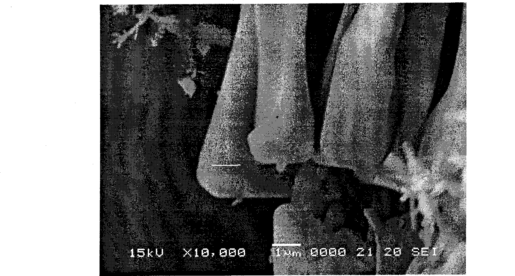 Method for preparing low-oxygen aluminum nitride powder by auto-igniting synthesis