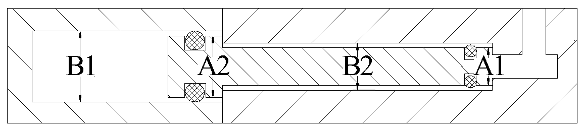 Mechanical sealing device with adjustable local film thickness between sealing end faces