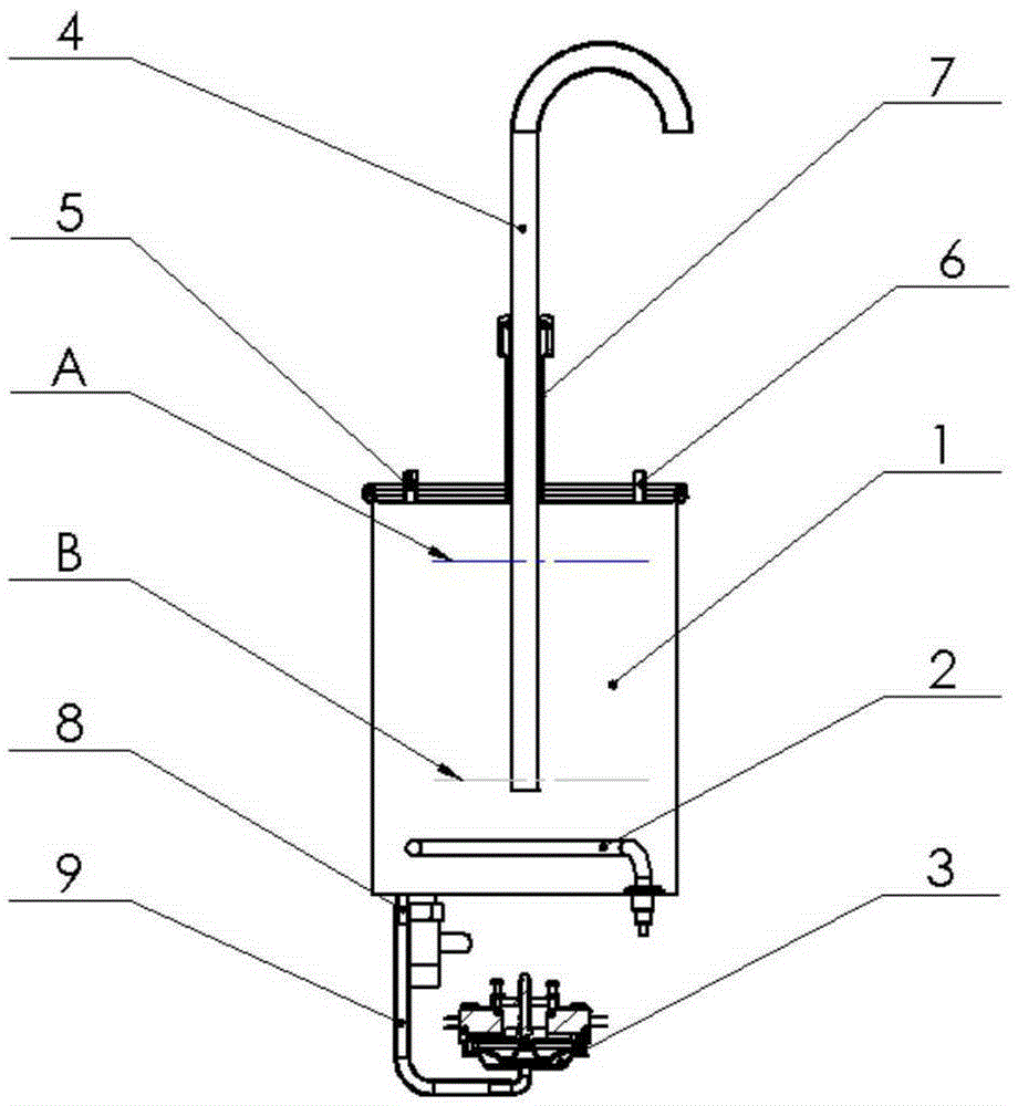 Voltage-controlled self-overflow electric water heater