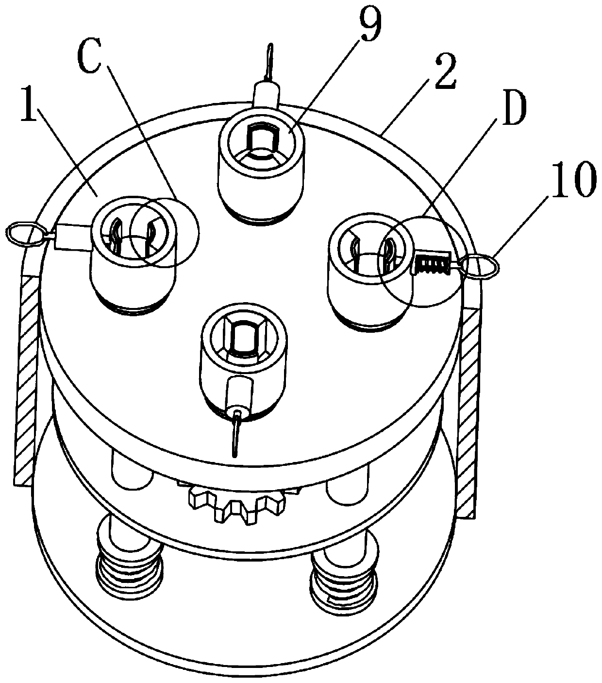 Chemical examination department blood collection tube shakeup device used for medical treatment