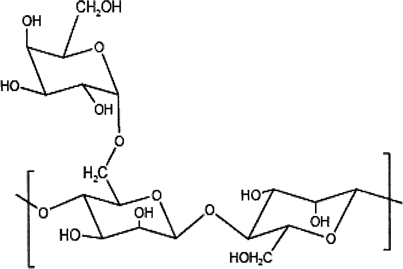 Hydrophobic group grafted and modified guar gum fracturing fluid gel