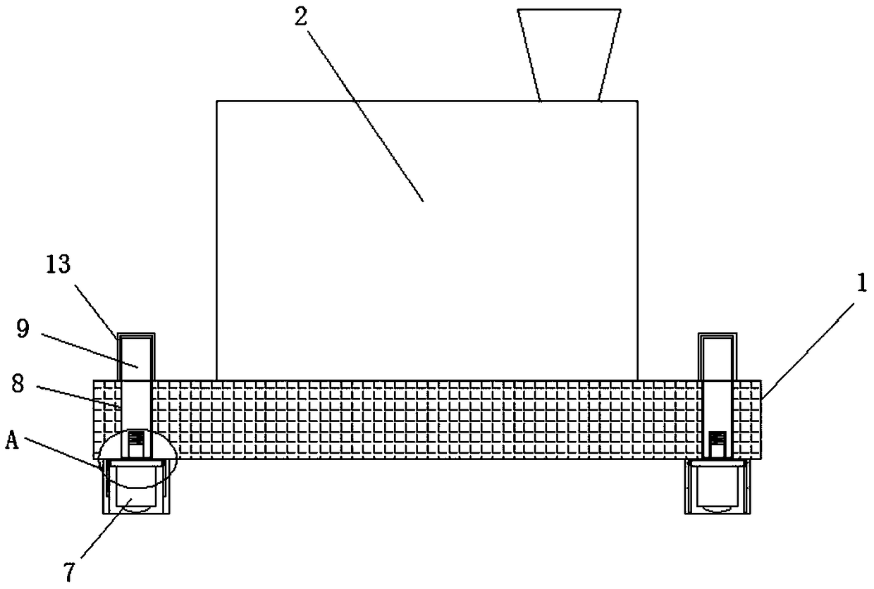 Blueberry packing device convenient to move