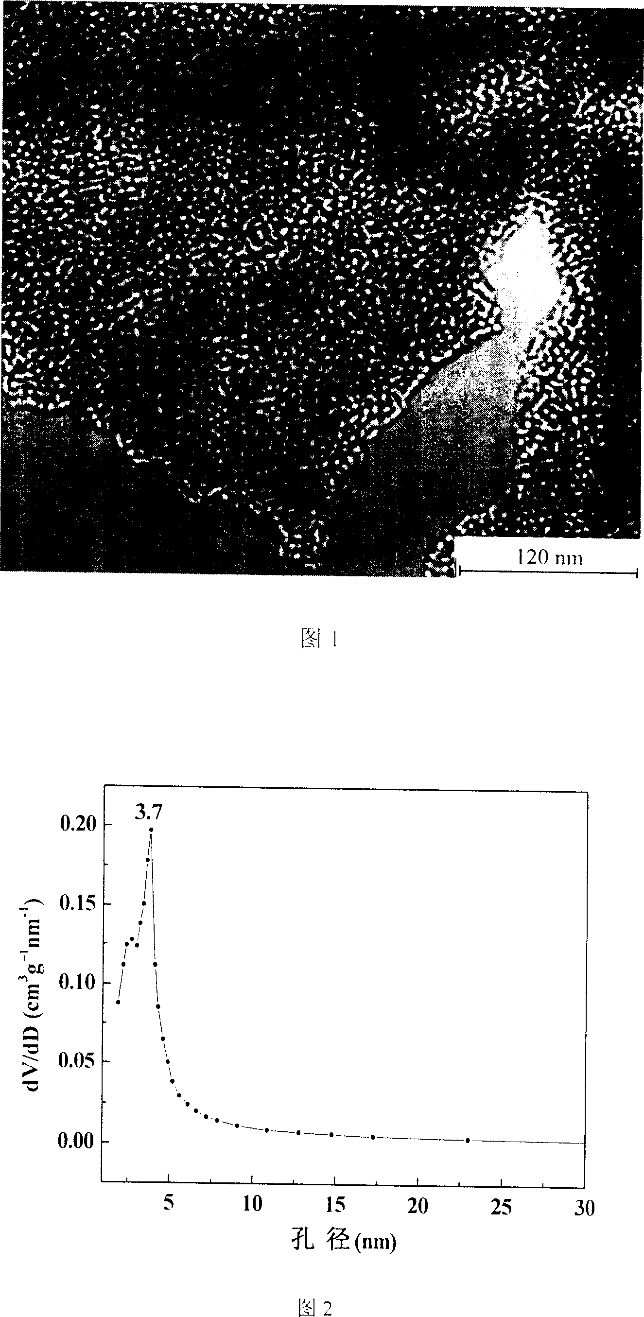 Method for preparing magnesia with high specific surface