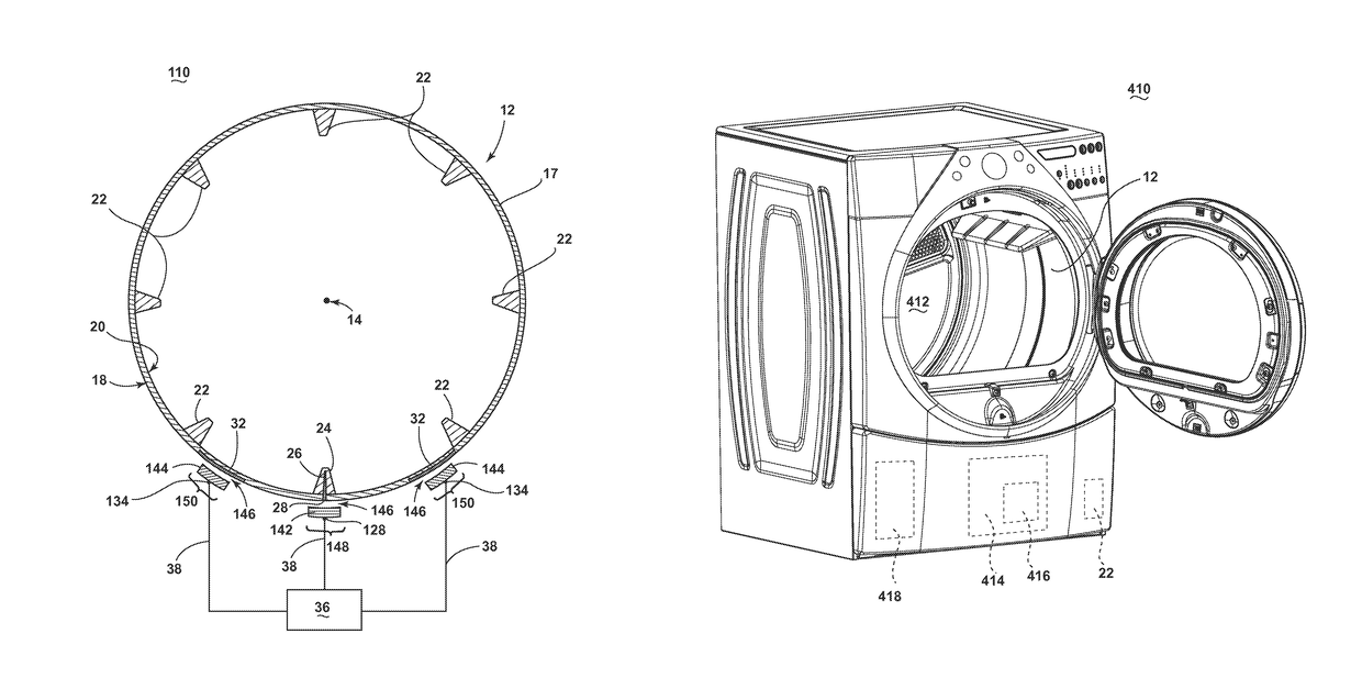 Apparatus for drying articles