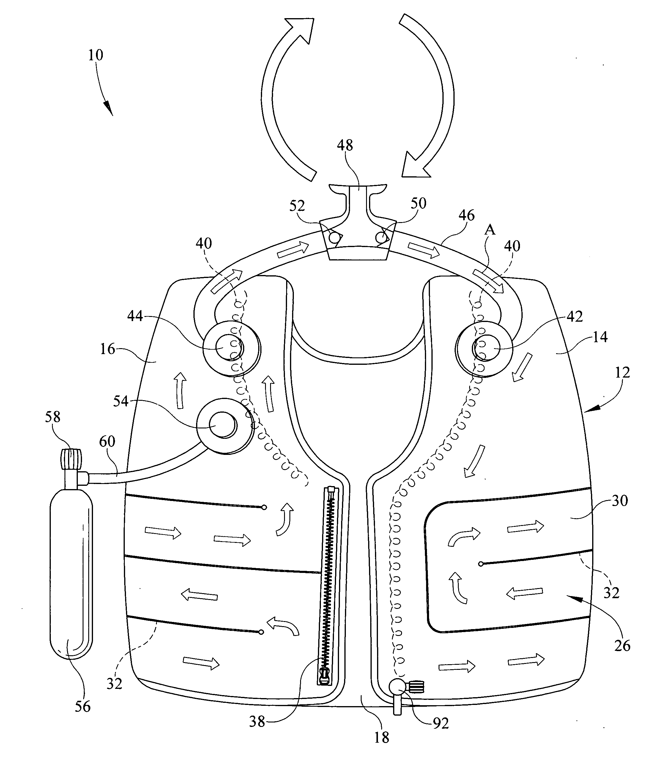 Rebreather vest