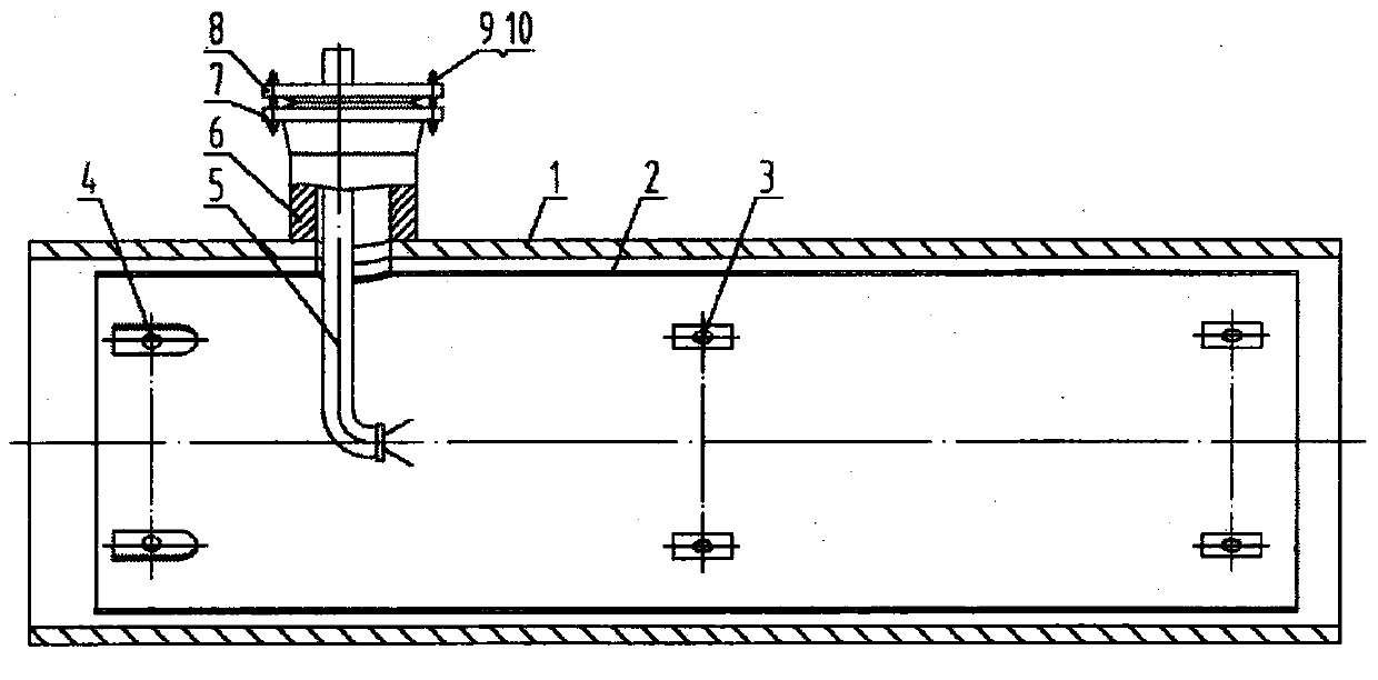 Sleeve base type water spraying desuperheater