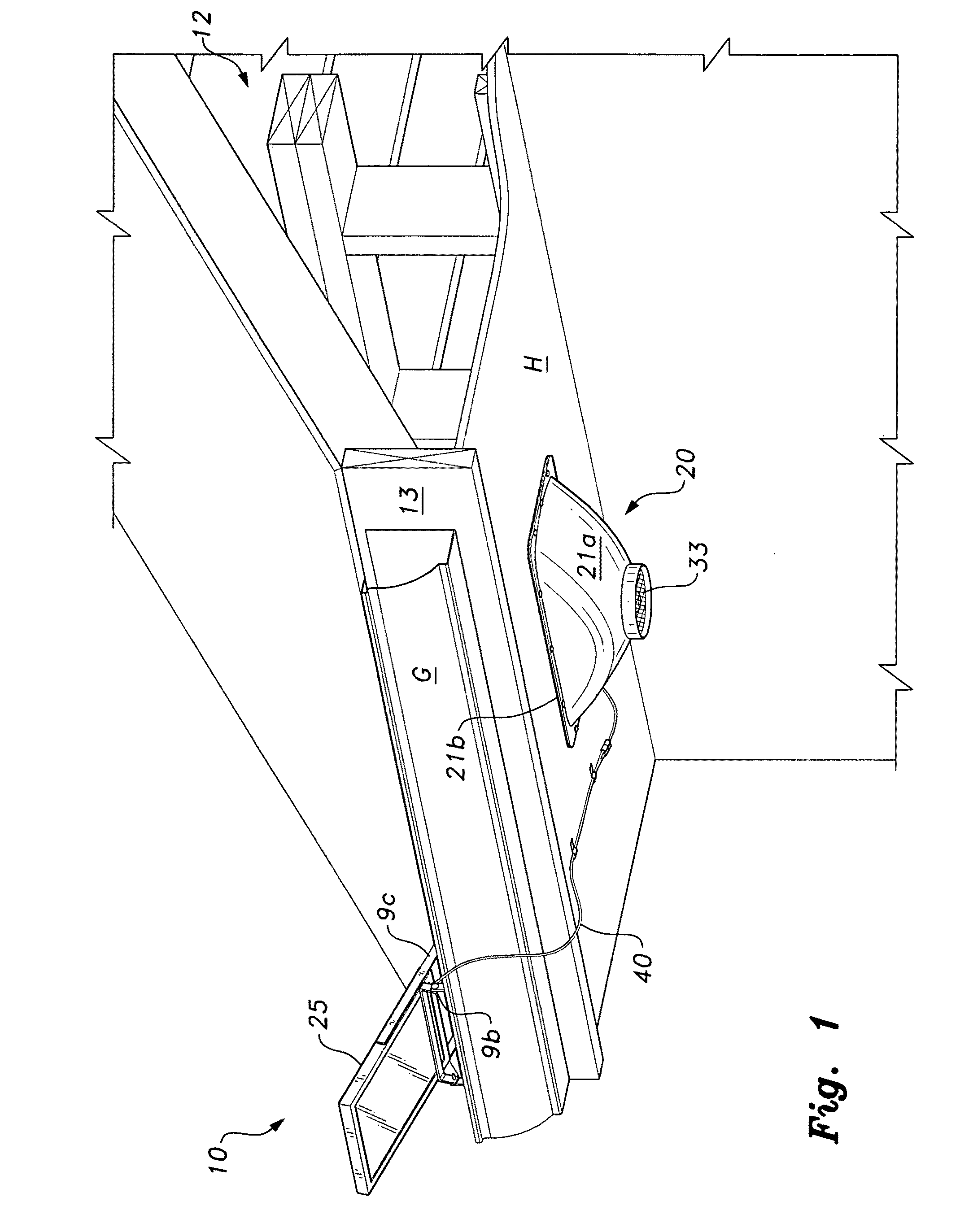 Solar-powered soffit fan