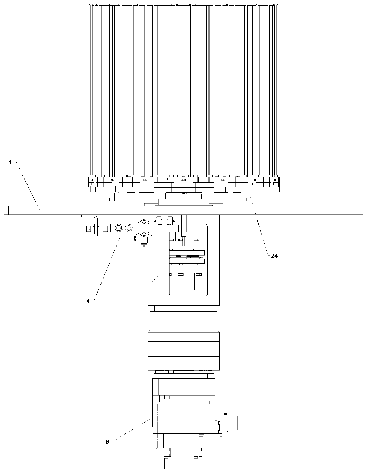 Automatic selection and delivery of gasket storage mechanism