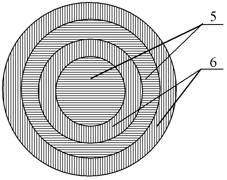 Reflective airy ring diffraction grating