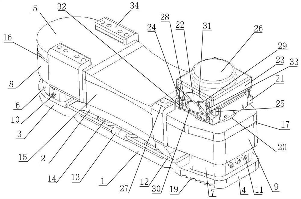 A passively assisted flexible bionic tension-compression body ankle-foot joint prosthesis based on air pressure changes