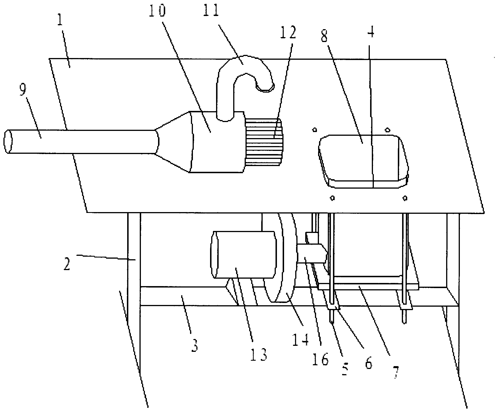 Down feather filling machine