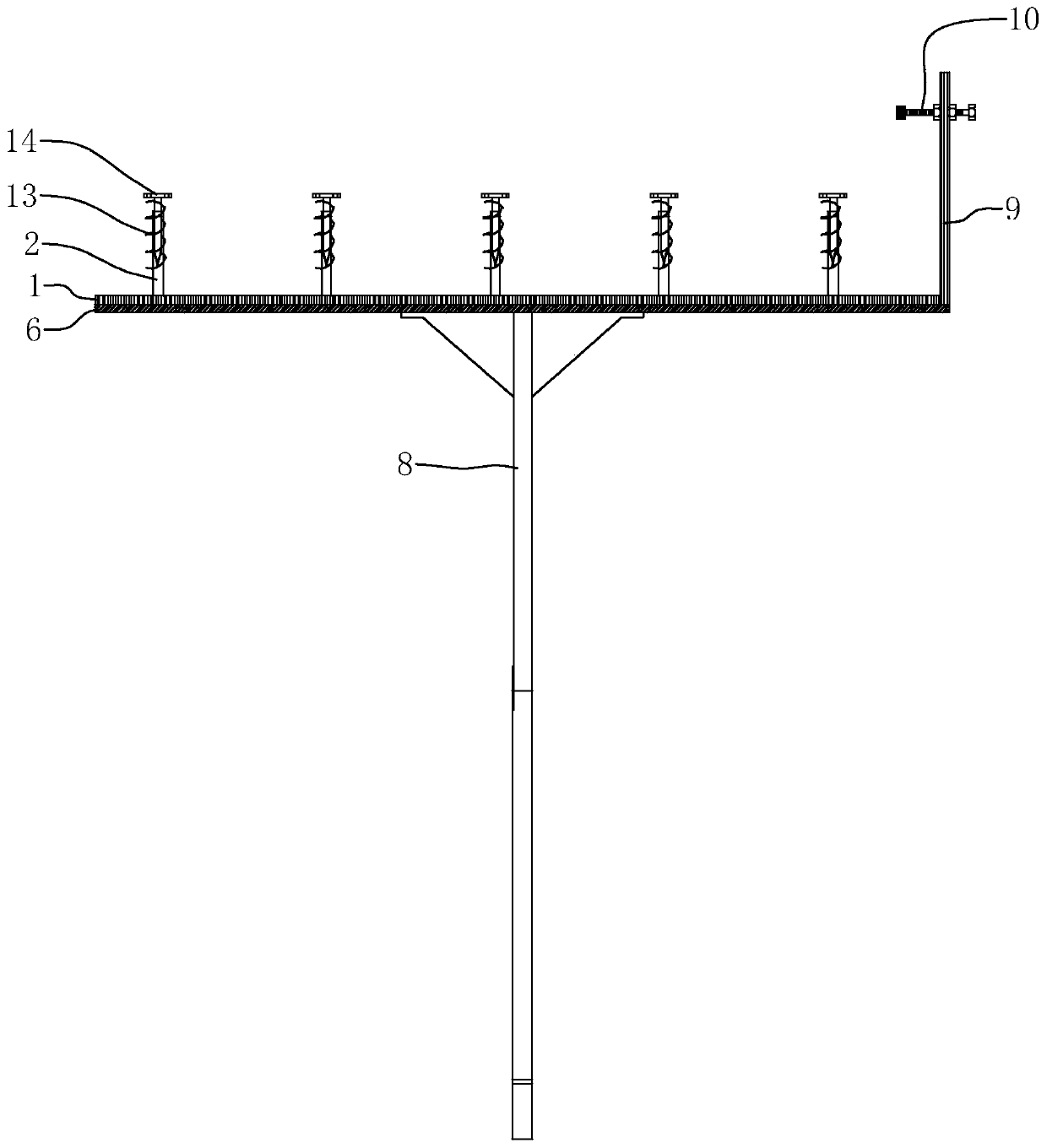 Insulation nail batch installation tool