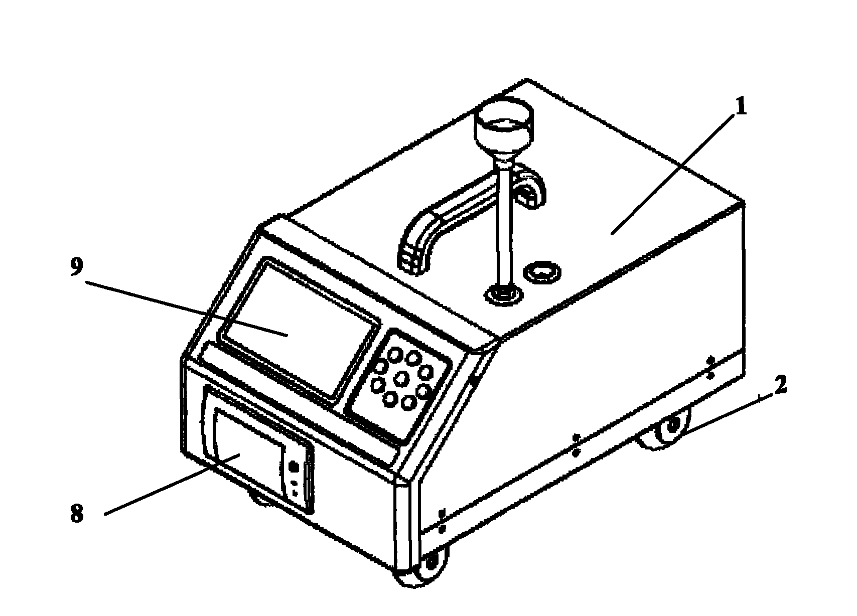 Vacuum state cleanliness class test system and method thereof