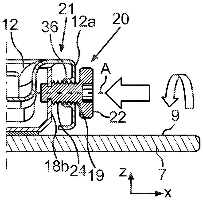 Door with bracket for correcting the special correction device and door of the front panel and home appliance and method for correction