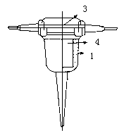 Seismic detector for pull-type crawler