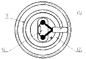 Seismic detector for pull-type crawler