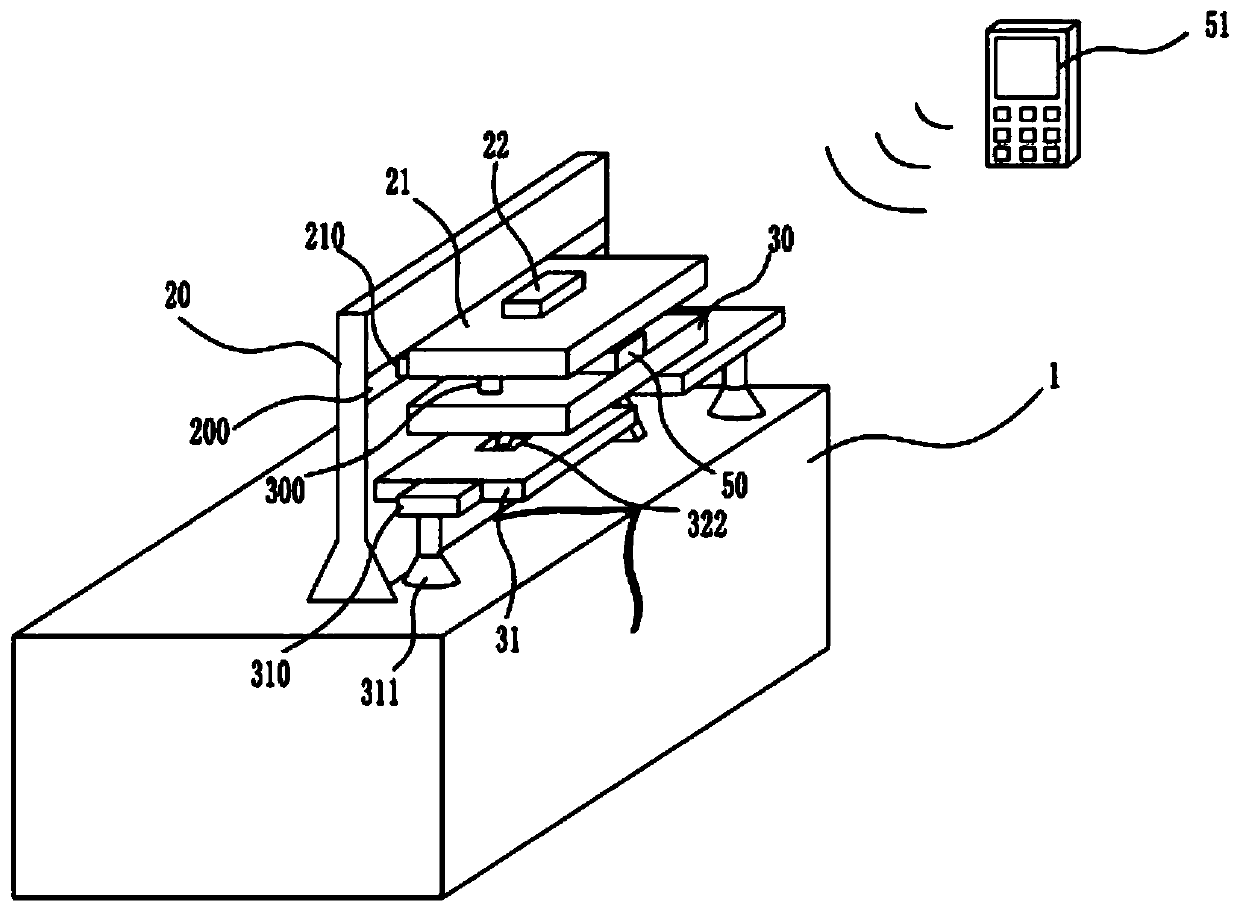 Experimental test device based on true crack state and test method thereof