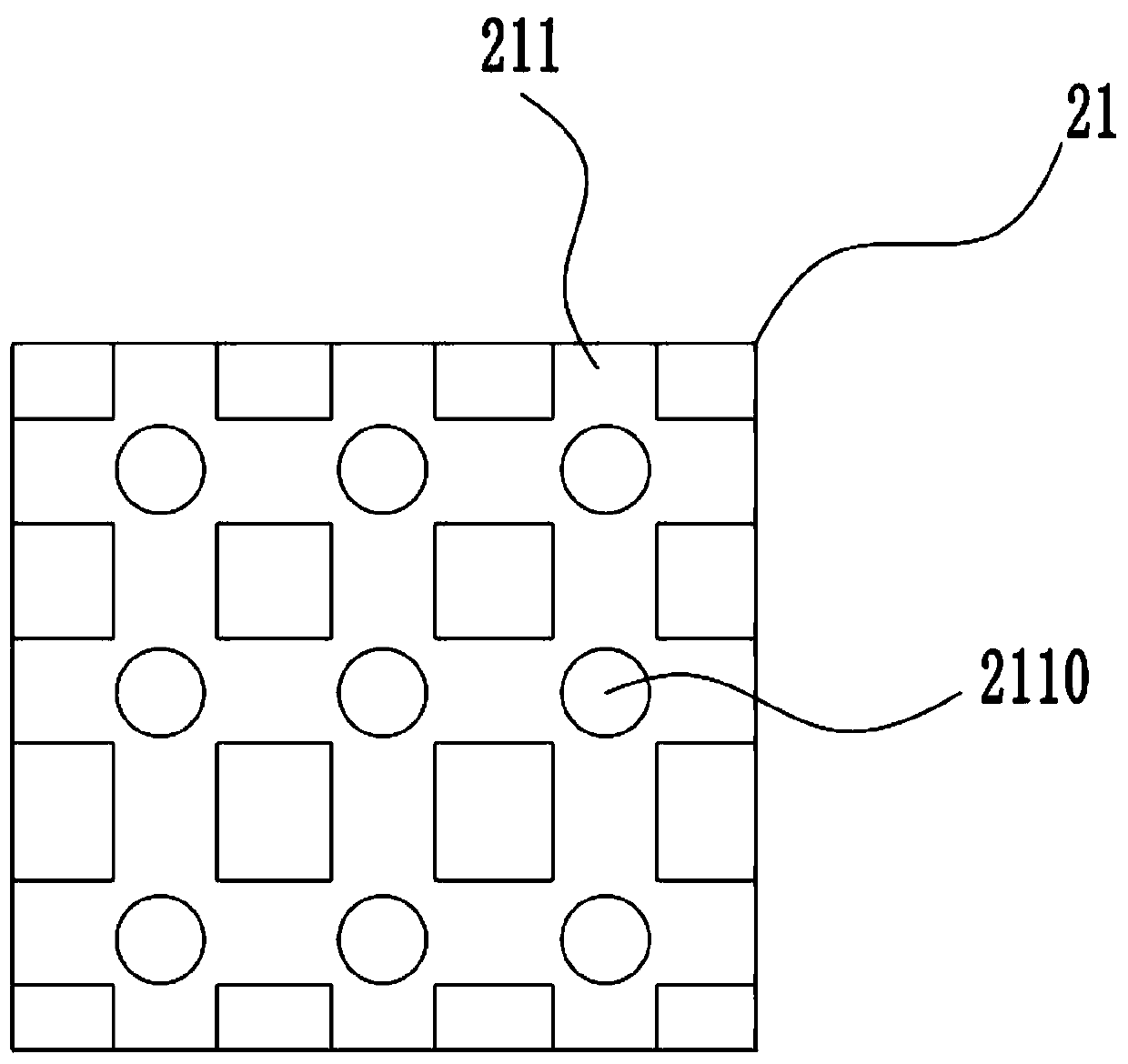 Experimental test device based on true crack state and test method thereof