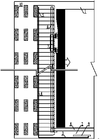 Method of local filling to control surface subsidence in gob