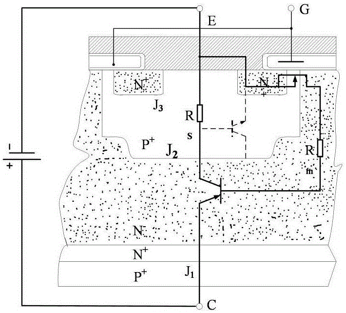 IGBT health state monitoring method based on leakage current of collector electrode