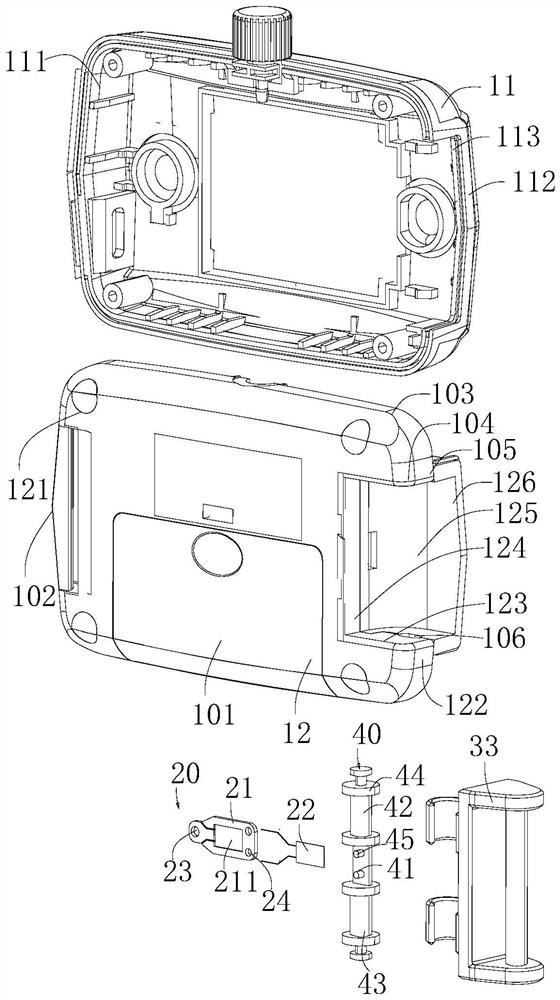 Device for monitoring respiration and thoracico-abdominal movement of human body