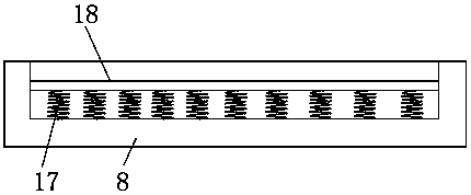 Air conditioner shell punching device with limiting structure