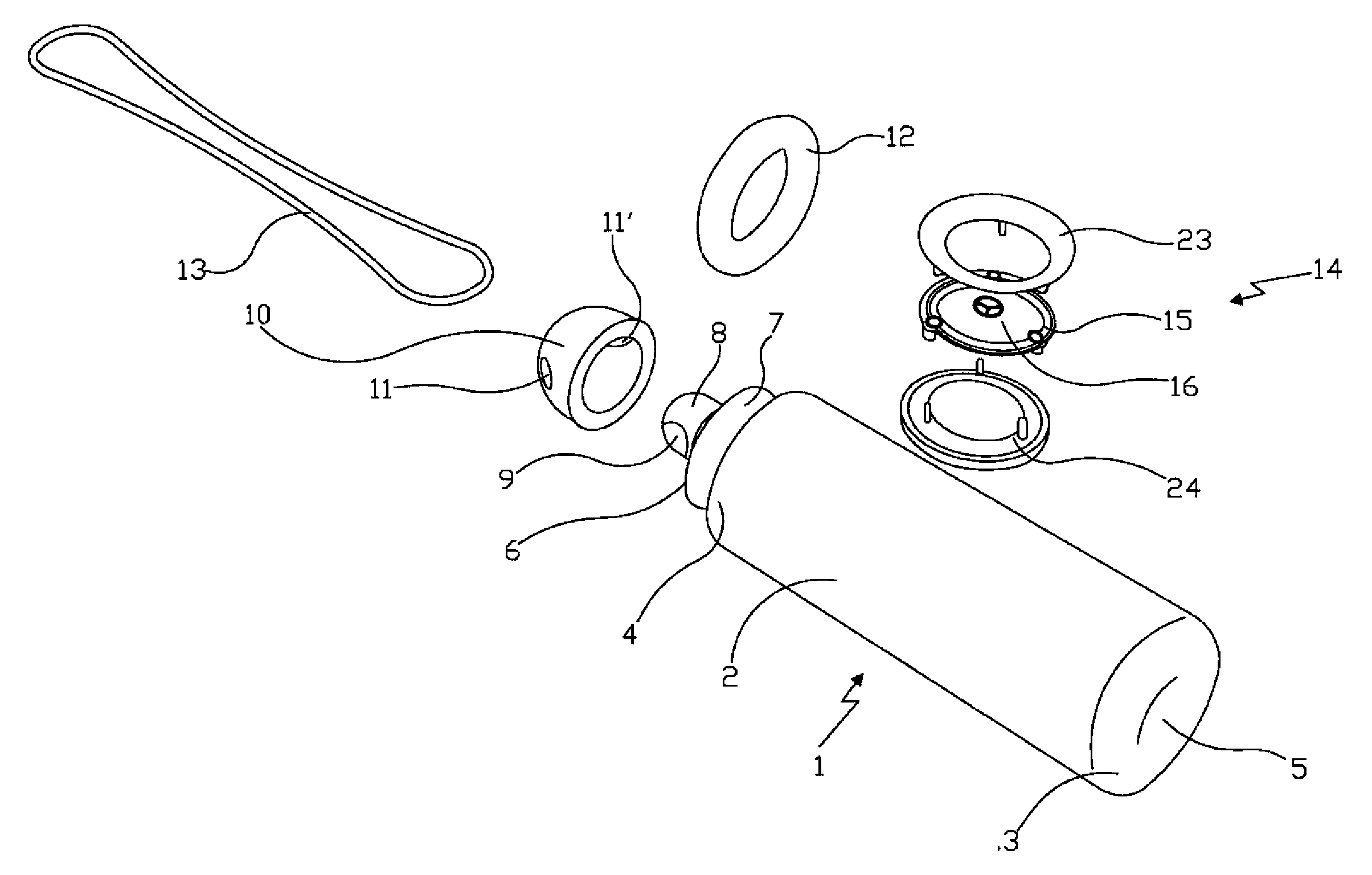 Method Of Producing Auto Induced Physiological Processes In A Body Cavity And A Device For Using It