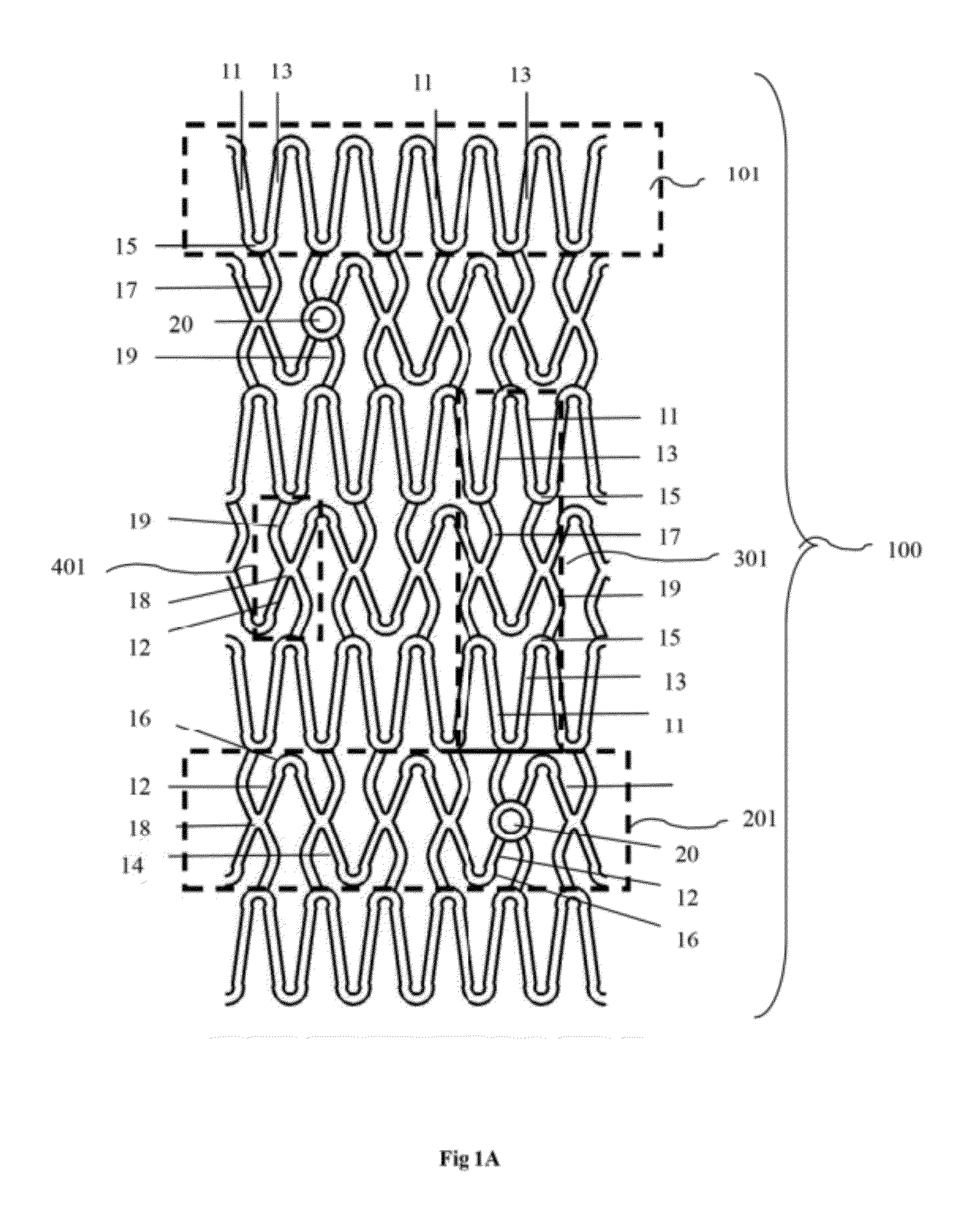 Biodegradable Drug Eluting stent Pattern