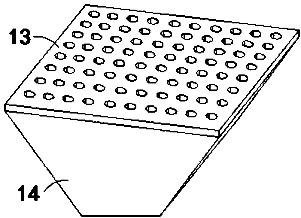 Refractory material grinding device