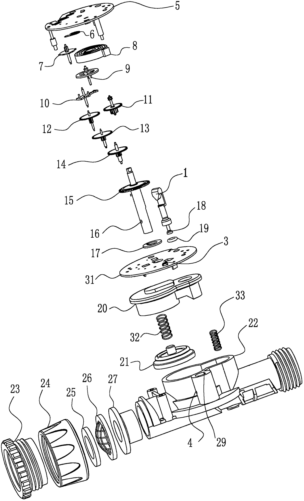 All-purpose water nozzle joint