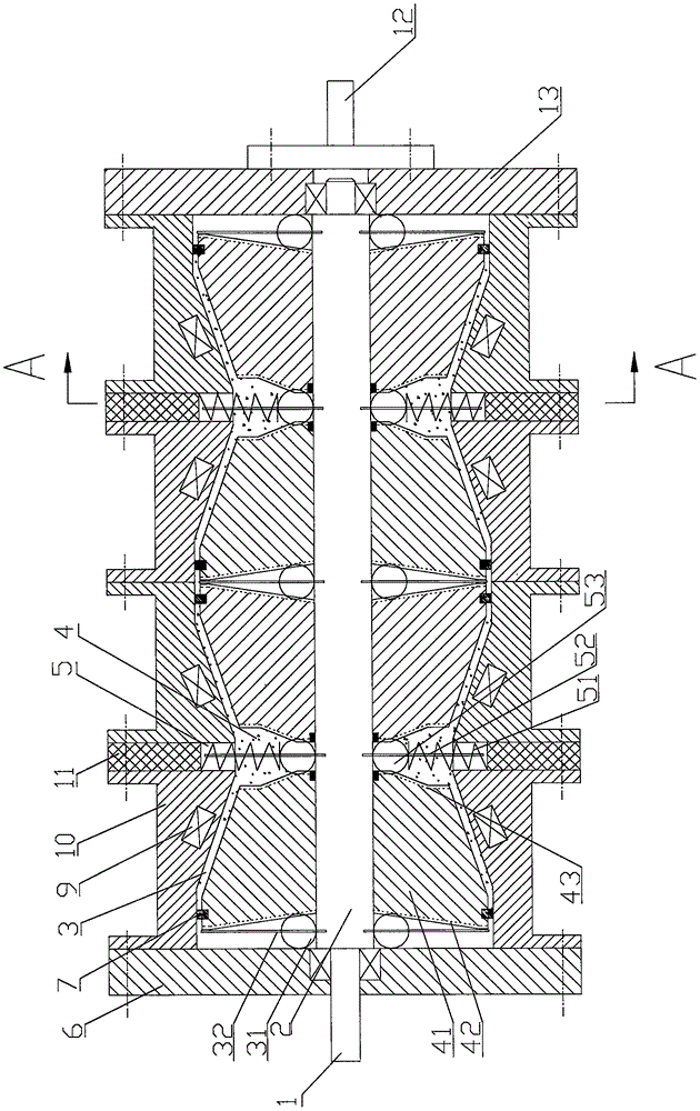 Rotor set for torque-adjustable centrifugal extrusion magnetorheological clutch