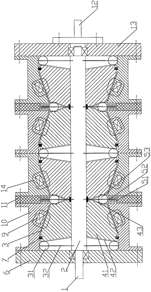 Rotor set for torque-adjustable centrifugal extrusion magnetorheological clutch