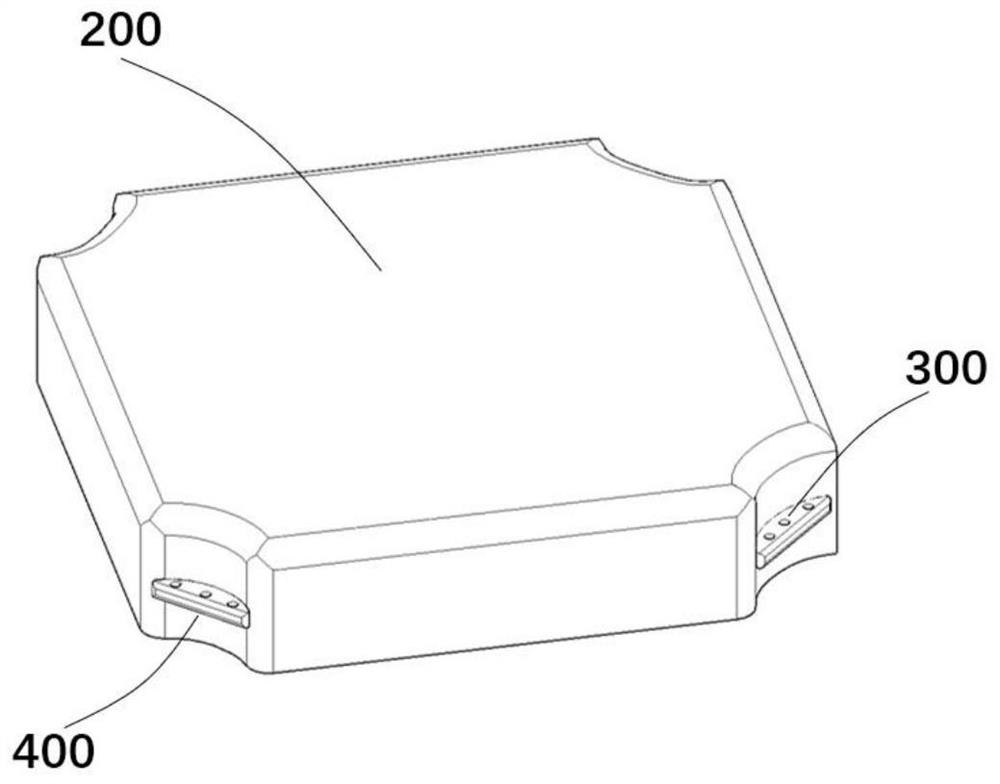 Flexible assembly platform and preparation method thereof