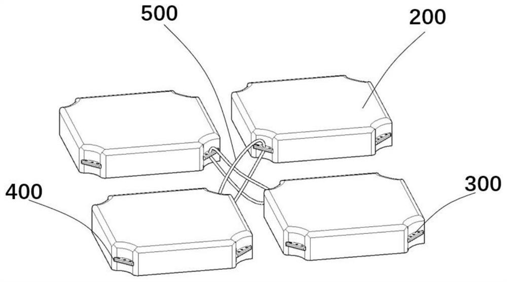 Flexible assembly platform and preparation method thereof