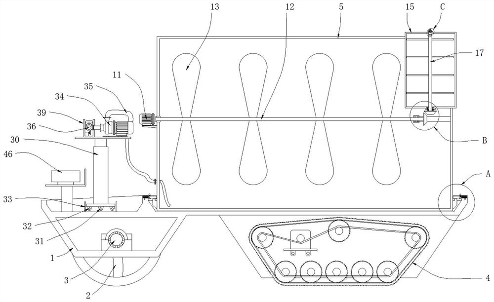 Forestry pest control pesticide spraying device with adjustable range