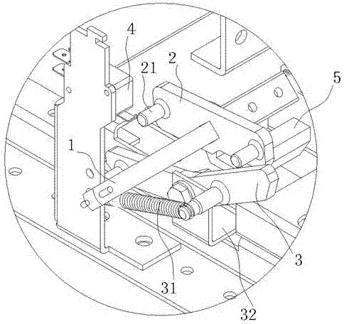 Rotary operation time difference signal trigger mechanism and its isolating switch