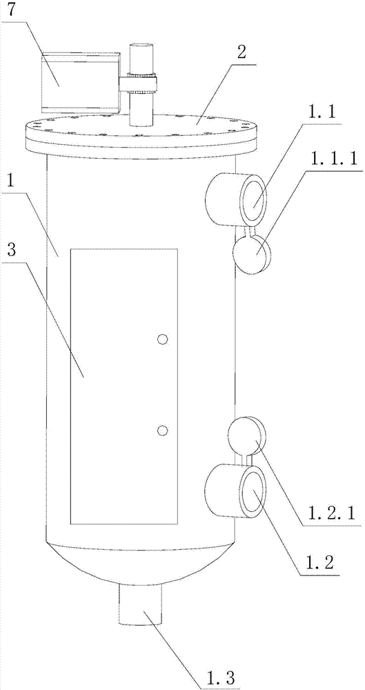 Self-adjusted scraper plate type backwash filter for ocean nuclear power platform