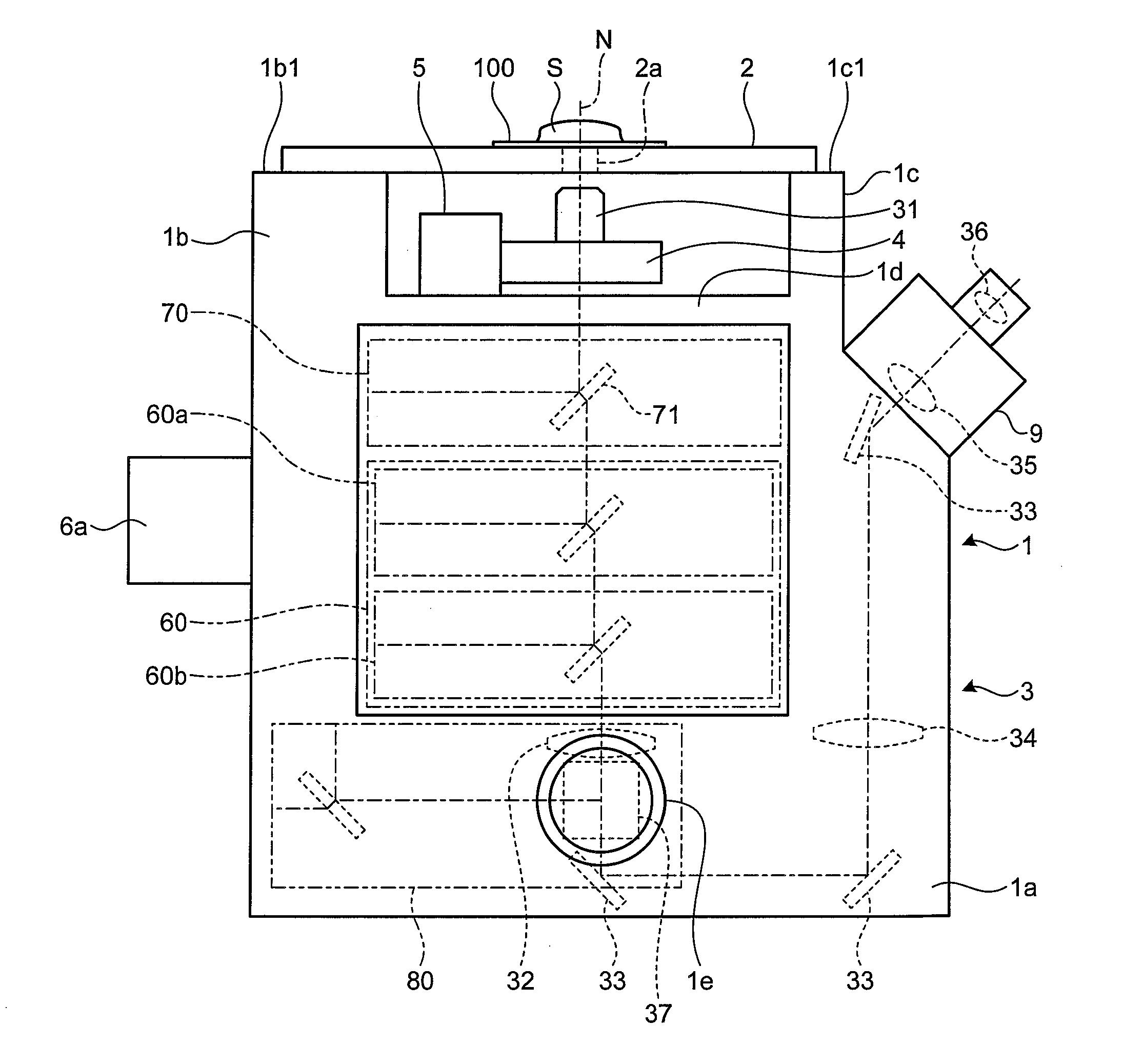 Inverted microscope system