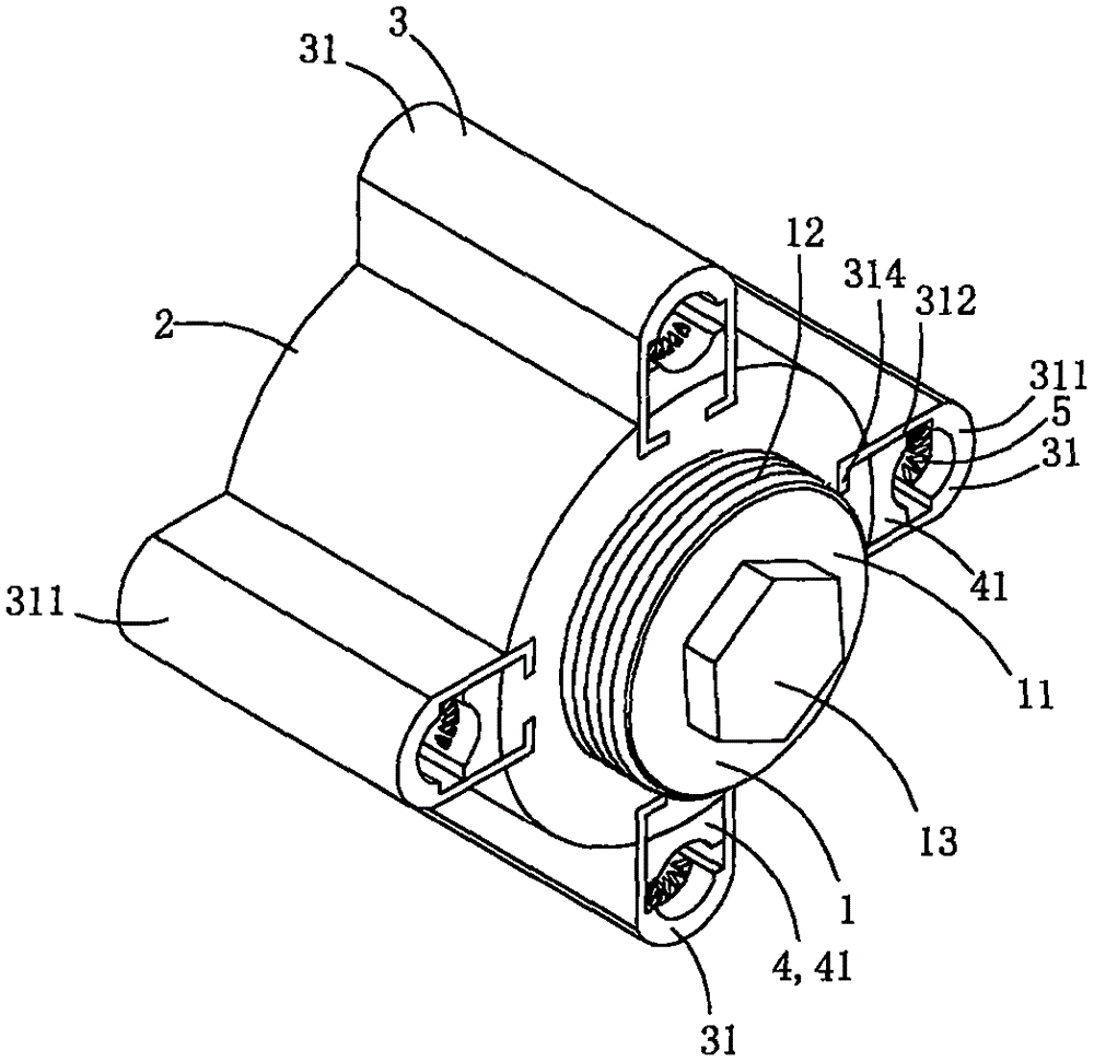 Power wire clamping fitting for preventing cable from loosening