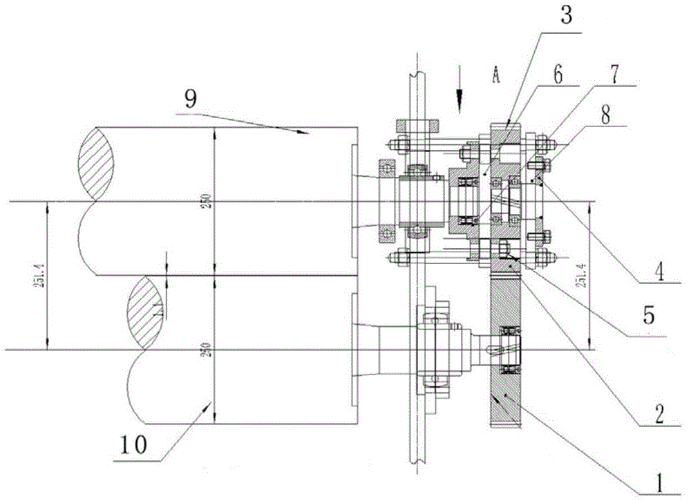 Synchronous traction system and control method thereof