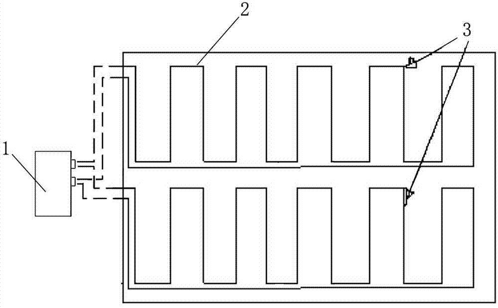 Health-care heating bed mattress